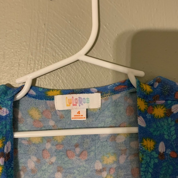 Girls LuLaRoe longline cardigan - Picture 4 of 4